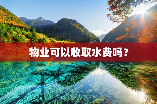 物业可以收取水费吗？